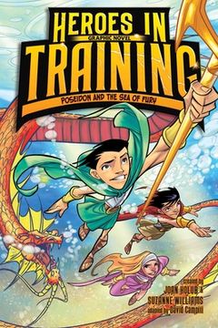 portada Poseidon and the sea of Fury Graphic Novel (2) (Heroes in Training Graphic Novel) (en Inglés)