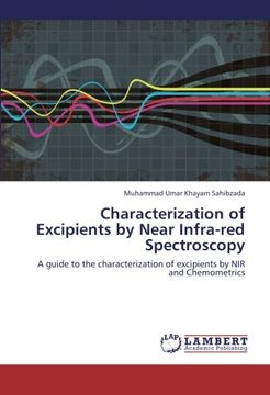 portada Characterization of Excipients by Near Infra-red Spectroscopy: A guide to the characterization of excipients by NIR and Chemometrics