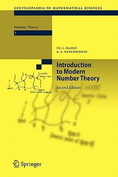 portada introduction to modern number theory: fundamental problems, ideas and theories (en Inglés)