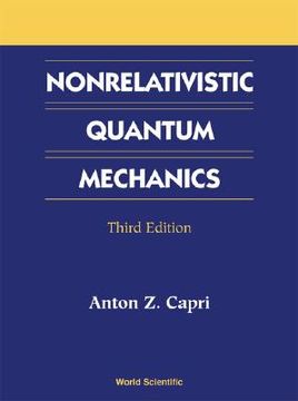 portada Nonrelativistic Quantum Mechanics, Third Edition (en Inglés)