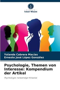 portada Psychologie, Themen von Interesse: Kompendium der Artikel