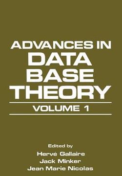 portada Advances in Data Base Theory: Volume 1 (in English)