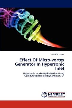 portada effect of micro-vortex generator in hypersonic inlet (en Inglés)