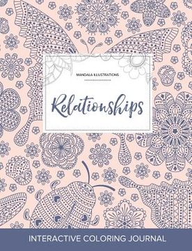 portada Adult Coloring Journal: Relationships (Mandala Illustrations, Ladybug) (in English)