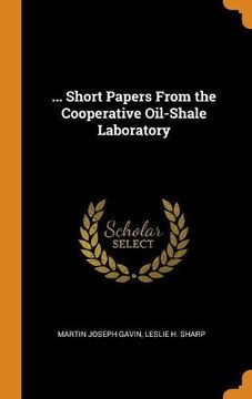 portada Short Papers From the Cooperative Oil-Shale Laboratory 