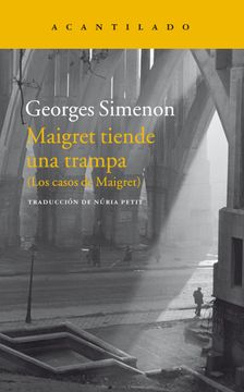 portada Maigret Tiende una Trampa (in Spanish)