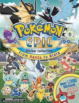 portada Pokémon Epic Sticker Collection: From Kanto to Alola 