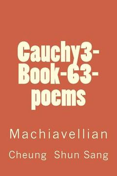 portada Cauchy3-Book-63-poems: Machiavellian (en Inglés)