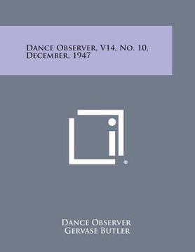 portada Dance Observer, V14, No. 10, December, 1947 (in English)