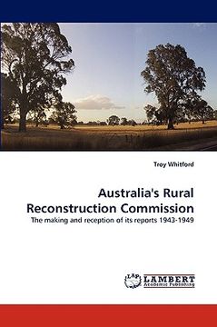 portada australia's rural reconstruction commission (en Inglés)