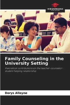 portada Family Counseling in the University Setting (in English)