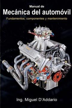 portada Manual de Mecánica del Automóvil: Fundamentos, Componentes y Mantenimiento (in Spanish)