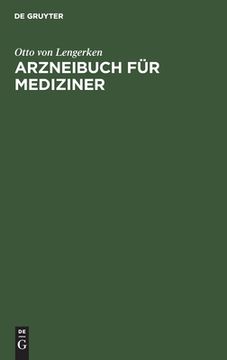 portada Arzneibuch fã â¼r Mediziner (German Edition) [Hardcover ] (en Alemán)