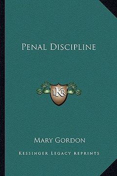 portada penal discipline (en Inglés)
