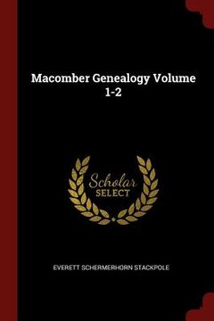 portada Macomber Genealogy Volume 1-2