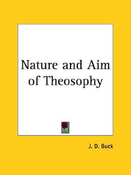 portada nature and aim of theosophy (en Inglés)