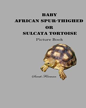 portada Baby African Spur-Thighed or Sulcata Tortoise Picture Book (in English)