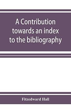 portada A Contribution Towards an Index to the Bibliography of the Indian Philosophical Systems (en Inglés)