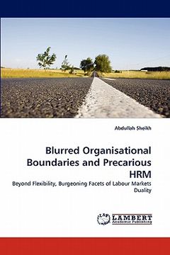 portada blurred organisational boundaries and precarious hrm (en Inglés)