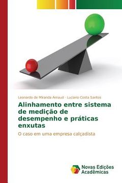 portada Alinhamento entre sistema de medição de desempenho e práticas enxutas (en Portugués)