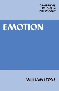 portada Emotion Paperback (Cambridge Studies in Philosophy) (in English)