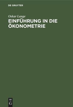 portada Einführung in die Ökonometrie (in German)