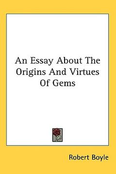 portada an essay about the origins and virtues of gems