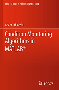 portada Condition Monitoring Algorithms in Matlab(r) (en Inglés)