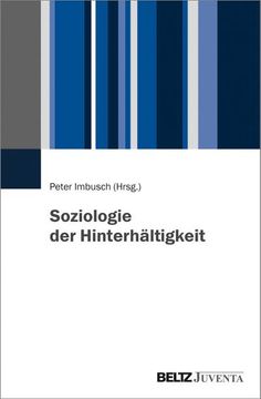 portada Soziologie der Hinterhältigkeit (en Alemán)