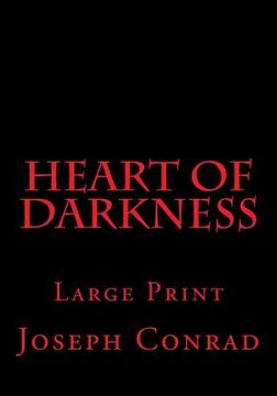 portada Heart of Darkness: Large Print (en Inglés)