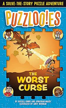 portada Puzzloonies! The Worst Curse: A Solve-The-Story Puzzle Adventure (en Inglés)