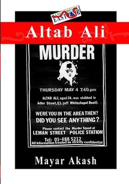 portada Altab Ali Murder (en Inglés)