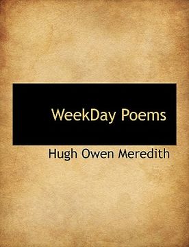 portada weekday poems (en Inglés)