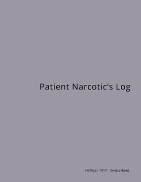 portada Patient Narcotic's Log (en Inglés)