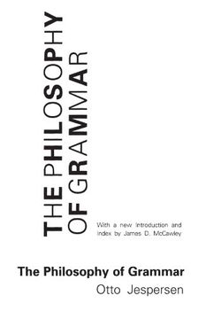 portada The Philosophy of Grammar (in English)