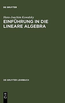 portada Einführung in die Lineare Algebra (en Alemán)
