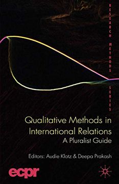 portada Qualitative Methods in International Relations: A Pluralist Guide (Ecpr Research Methods) (in English)