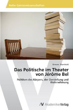 portada Das Politische im Theater von Jérôme Bel