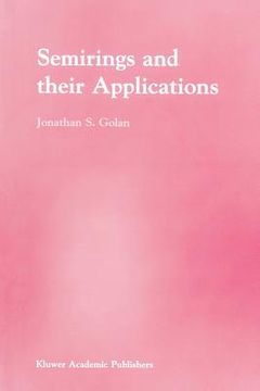 portada semirings and their applications (en Inglés)