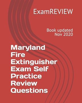 portada Maryland Fire Extinguisher Exam Self Practice Review Questions (en Inglés)