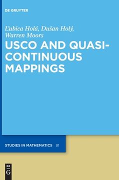 portada Usco and Quasicontinuous Mappings (Issn, 81) [Hardcover ] 