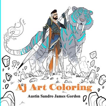 portada Aj Art Coloring: Austin Sandro James Gordon (en Inglés)