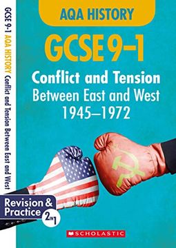 portada Conflict and Tension Between East and West: Gcse Revision Guide and Practice Book for aqa History With Free app (Gcse Grades 9-1 Study Guides) (Gcse Grades 9-1 History) (en Inglés)