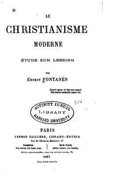 portada Le christianisme moderne - Etude sur Lessing (in French)