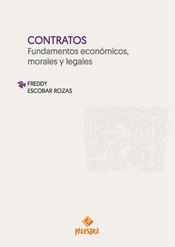 portada CONTRATOS. Fundamentos económicos, morales y legales (in Spanish)