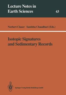 portada isotopic signatures and sedimentary records (en Inglés)