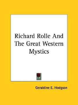 portada richard rolle and the great western mystics (in English)
