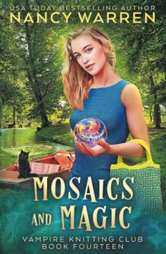 portada Mosaics and Magic: A Paranormal Cozy Mystery (Vampire Knitting Club) (in English)