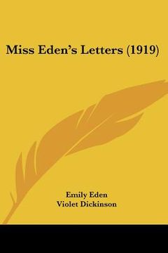 portada miss eden's letters (1919) (in English)