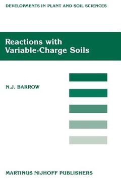 portada Reactions with Variable-Charge Soils (en Inglés)